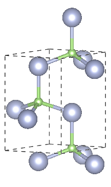 Depiction of Gallium Nitride in the form of 2H