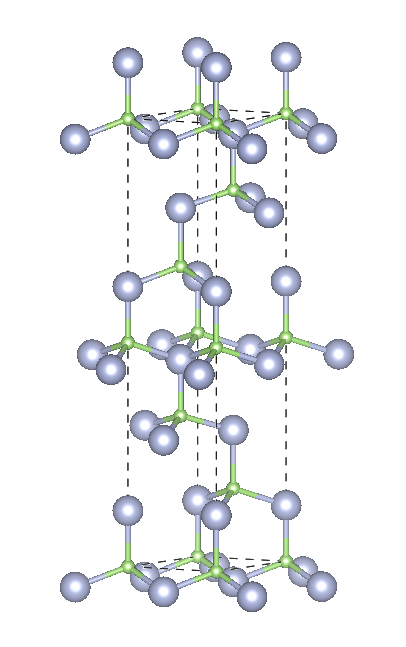 Depiction of Gallium Nitride in the form of 6H